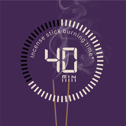 Pure Lavender Premium Incense Sticks – 100% Charcoal-Free | 27 Eco-Friendly Sticks for Pooja, Meditation, Prayer & Relaxation | Low Smoke Natural Lavender Incense for Home & Spiritual Calm