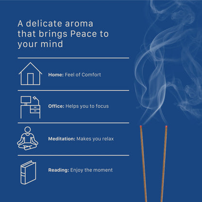 Butterfly Kisses Premium Incense Sticks – 100% Charcoal-Free | 27 Eco-Friendly Sticks for Pooja, Meditation, Prayer & Relaxation | Low Smoke Natural Sweet Incense for Home & Spiritual Calm